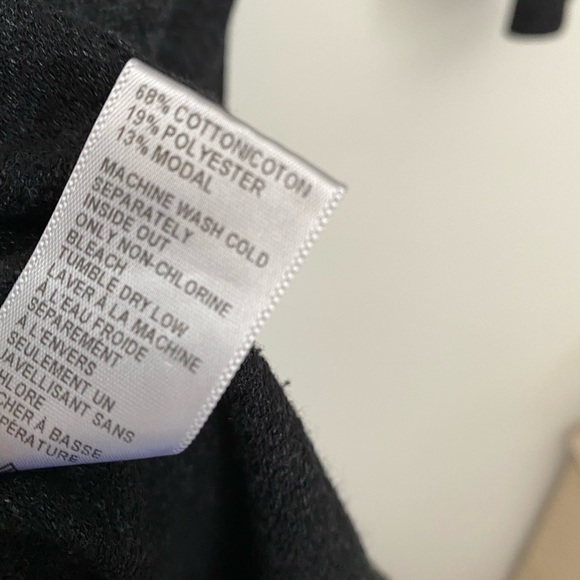 James Perse Standard Funnel Neck Sweatshirt Dress - Picture 8 of 8